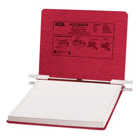 ACCO 6" Binder with Hooks 9-1/2"x11", Red A7054119A